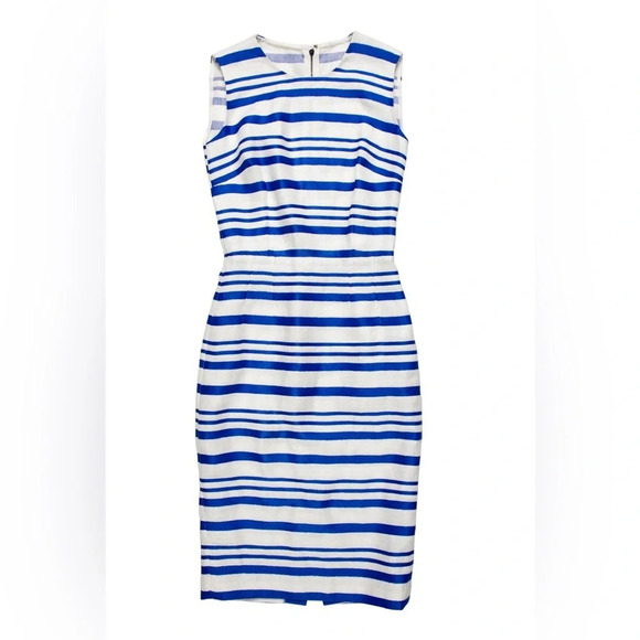 ! Dolce & Gabbana stripped linen dress Dolce & Gabbana Linen Sheath Dress - Picture 1 of 8